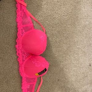 Hot pink Lacey bra